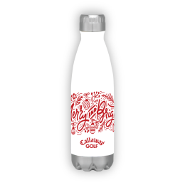 Custom Merry and Bright 16 oz Holiday Swiggy Stainless Steel Bottle