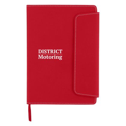 Promotional Geneva Journal Notebook - Red