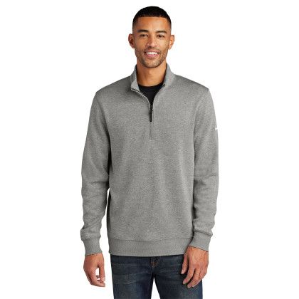 Custom Nike Dri-FIT Corporate 1/2-Zip - Gray Front view