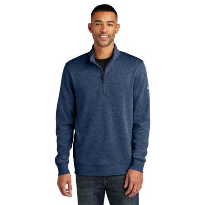 Custom Nike Dri-FIT Corporate 1/2-Zip - Navy Front view