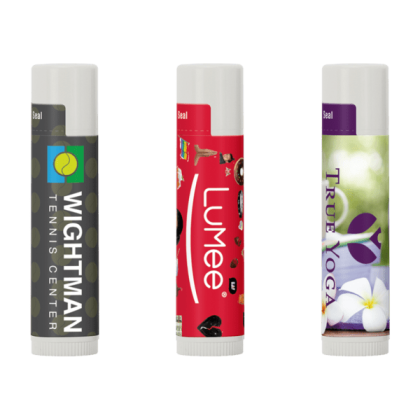 Custom Standard Lip Balm White Tube - SPF 15