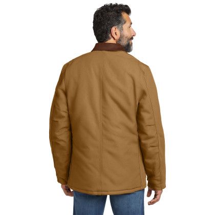 Custom Carhartt Duck Traditional Coat - Carhartt Brown Back view Custom Carhartt Duck Traditional Coat - Carhartt Brown Back view