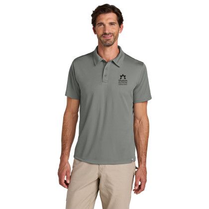 Custom Carhartt Force Sun Defender Polo - Asphalt Grey Front view