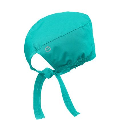Custom Wink WorkFlex Scrub Cap - Teal Blue Front View Custom Wink WorkFlex Scrub Cap - Teal Blue Front View
