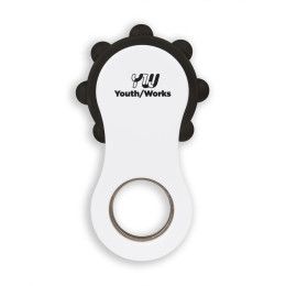 Custom Recycled ABS Finger Fidget Puzzle Toy - Black 