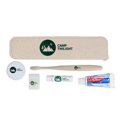 Custom Dental Kit: Wheat Straw - Natural - Front view