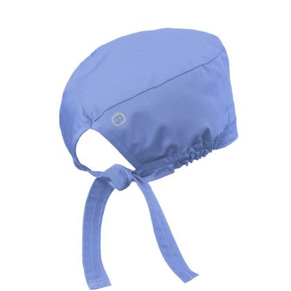 Custom Wink WorkFlex Scrub Cap - Cell Blue Front View Custom Wink WorkFlex Scrub Cap - Cell Blue Front View
