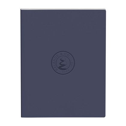 Custom Linden Soft Cover Notebook - Navy blue