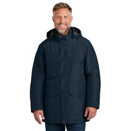 Custom CornerStone Elements Insulated Parka - Navy Front View 