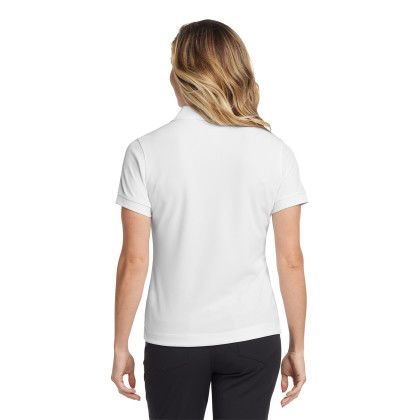 Custom Nike Women's Dri-FIT Classic Polo Shirt - White Back View 