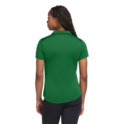 Custom Nike Women's Dri-FIT Players Modern Fit Polo - Pine Green Back view Custom Nike Women's Dri-FIT Players Modern Fit Polo - Pine Green Back view