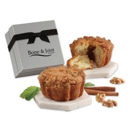 Custom Single-Serve Cinnamon Walnut Bundt Cake - Gray/black Custom Single-Serve Cinnamon Walnut Bundt Cake - Gray/black