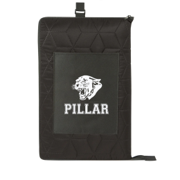 Custom Campfire Packable Blanket With Backpack Straps - Black 