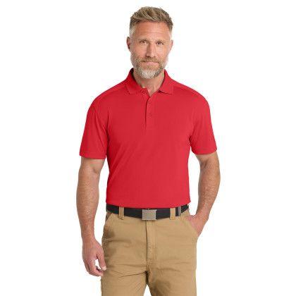 Custom CornerStone Select Lightweight Snag-Proof Polo - Red Front View Custom CornerStone Select Lightweight Snag-Proof Polo - Red Front View