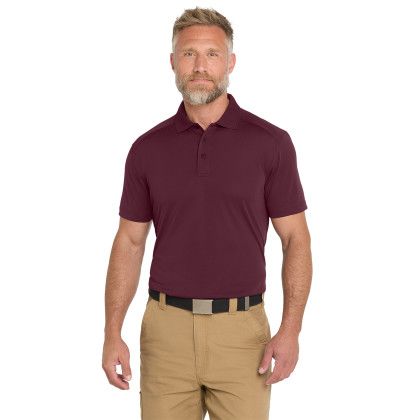 Custom CornerStone Select Lightweight Snag-Proof Polo - Maroon Front View Custom CornerStone Select Lightweight Snag-Proof Polo - Maroon Front View