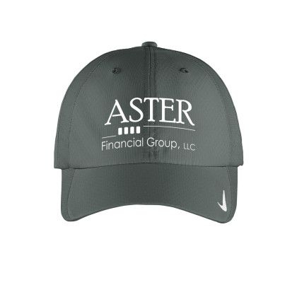 Custom Nike Sphere Performance Cap - Anthracite Front view Custom Nike Sphere Performance Cap - Anthracite Front view