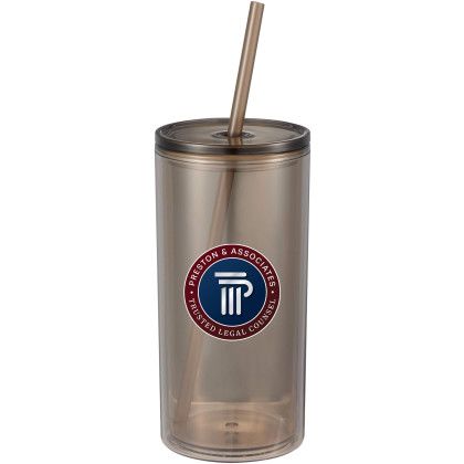 Custom Marly Recycled Acrylic Tumbler 16 oz - Tan Custom Marly Recycled Acrylic Tumbler 16 oz - Tan