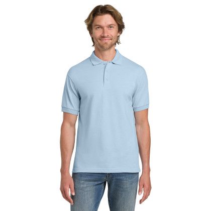 Custom Gildan - DryBlend 6-Ounce Jersey Knit Sport Shirt - Light Blue Front view