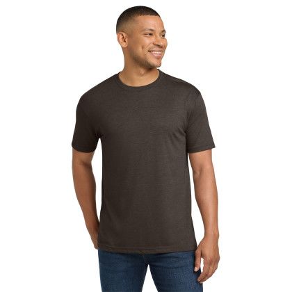 Custom Next Level Apparel Adult Tri-Blend Tee - Macchiato Front View