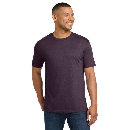 Custom Next Level Apparel Adult Tri-Blend Tee - Vintage Purple Front View