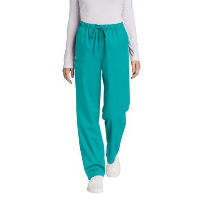 Custom Wink Women's Tall WorkFlex Cargo Pant - Teal Blue 