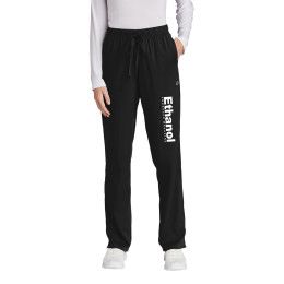 Custom Wink Women's Premiere Flex Cargo Pant - Black Front View 