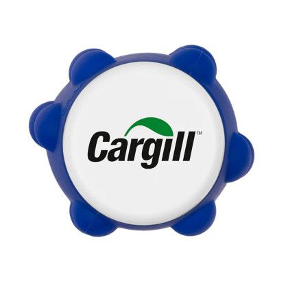 Custom FidgetPop Silicone Spinner - Blue Front