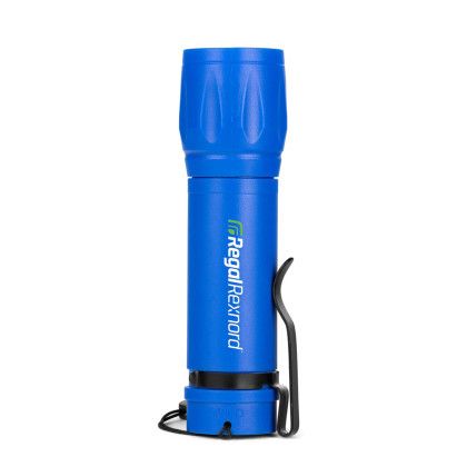 Custom BrightBeam Rechargeable Flashlight - Blue Custom BrightBeam Rechargeable Flashlight - Blue