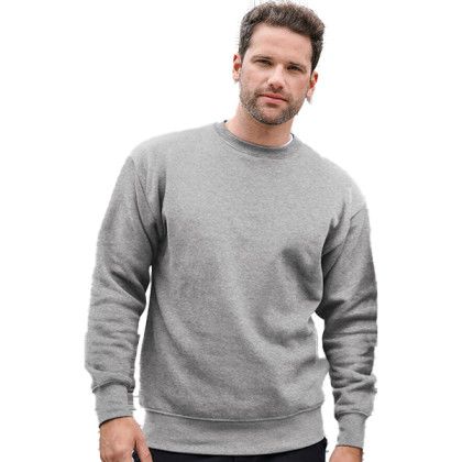 Custom Ultra Soft Fleece Crewneck - Grey Heather
