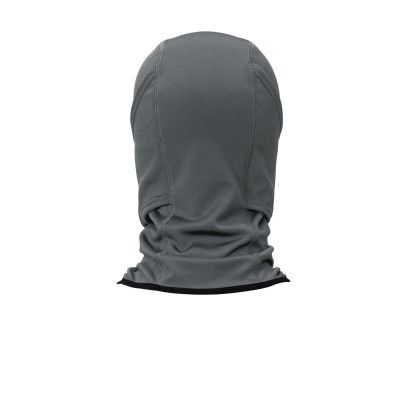 Custom CornerStone Smooth Fleece Face Mask - Charcoal Back View 