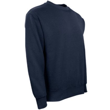Custom Ultra Soft Fleece Crewneck - Navy Right Side View