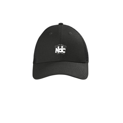 Custom CornerStone Canvas Mesh Back Cap - Black Front view