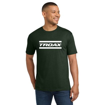 Custom Next Level Apparel Adult Tri-Blend Tee - Black Forest Front View