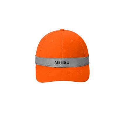 Custom CornerStone ANSI 107 Safety Cap - Safety Orange Front view Custom CornerStone ANSI 107 Safety Cap - Safety Orange Front view