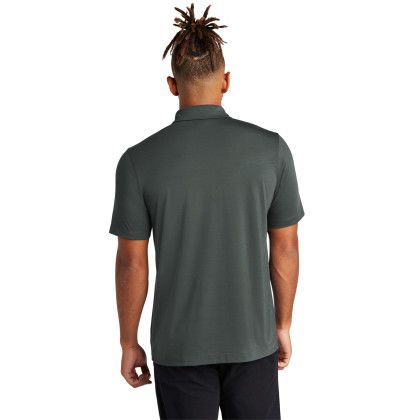 Custom Mercer+Mettle Stretch Jersey Polo - Anchore Gray Back View