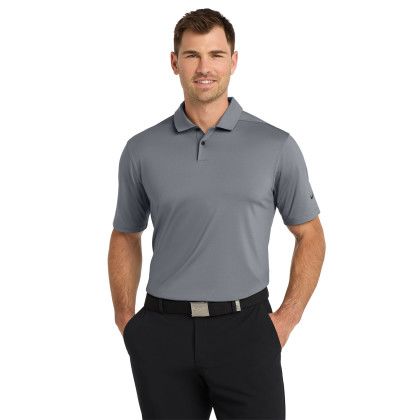 Custom Nike Dri-FIT Vapor Polo - Cool Grey Front View