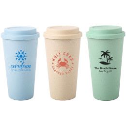 Custom 16 oz Wheat Straw Mug