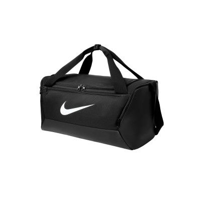 Custom Nike Brasilia Small Duffel - Black Side View