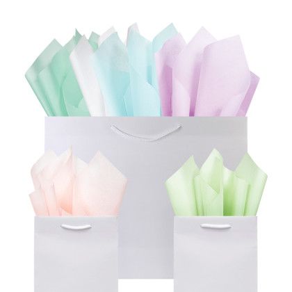 Custom Solid Pre-Designed Assortment Tissue Paper - Medley Lights Pack