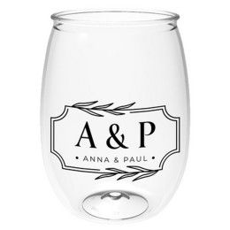 Custom The Clear Pete Wine Glass - 16 oz. - Clear
