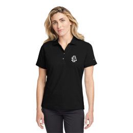 Custom Nike Women's Dri-FIT Classic Polo Shirt - Black Front view
