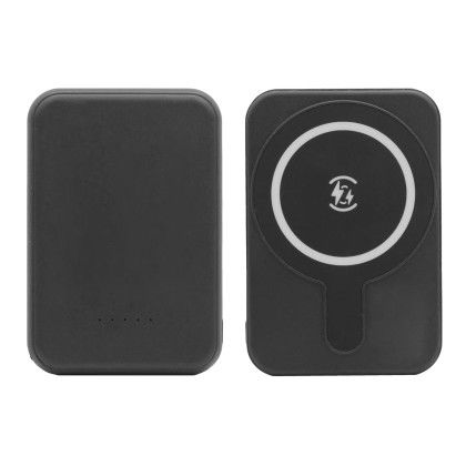 Custom iGo 3,000mAh MagSecure Combo Charger - Black Front View