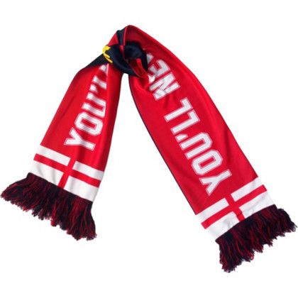 Custom Summer Sublimation Printing Scarf w/ Tassel - Knot View 