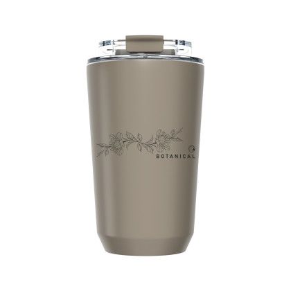 Custom Golden Hour Stainless Steel Mug - Taupe