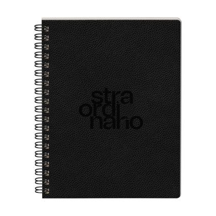 Custom Odyssey Soft Cover Spiral Journal - Black