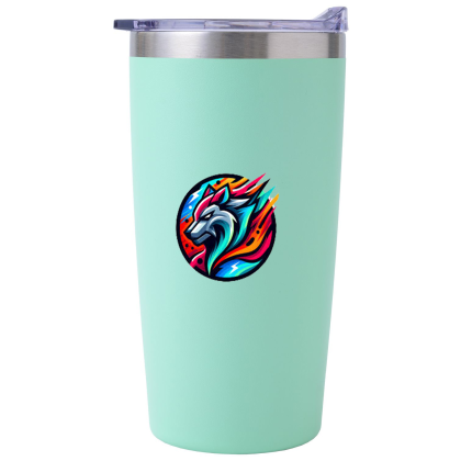 Custom Full Color Adventure Brite Tumbler 20 oz - Green 