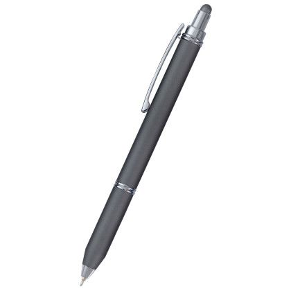 Custom Parklane Stylus Gel Pen - Gray