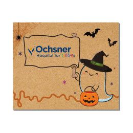 Custom Halloween Kid's Coloring Book & 6-Color Pencil Set