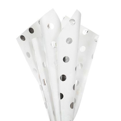 Custom Reflections Pre-Designed Tissue Paper - Silver Hot Spots