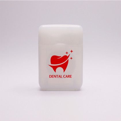 Custom Mini Dental Floss - White